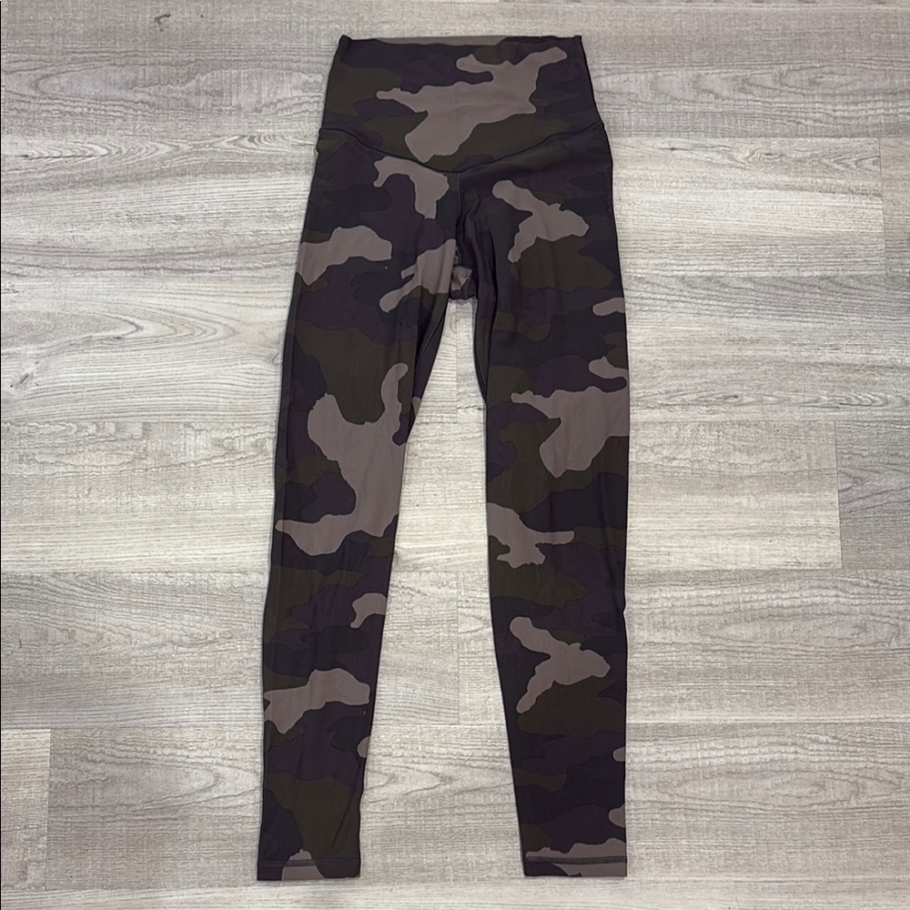 Green Camo Print Aerie Leggings